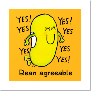 Just Bean Happy - Bean Agreeable Posters and Art